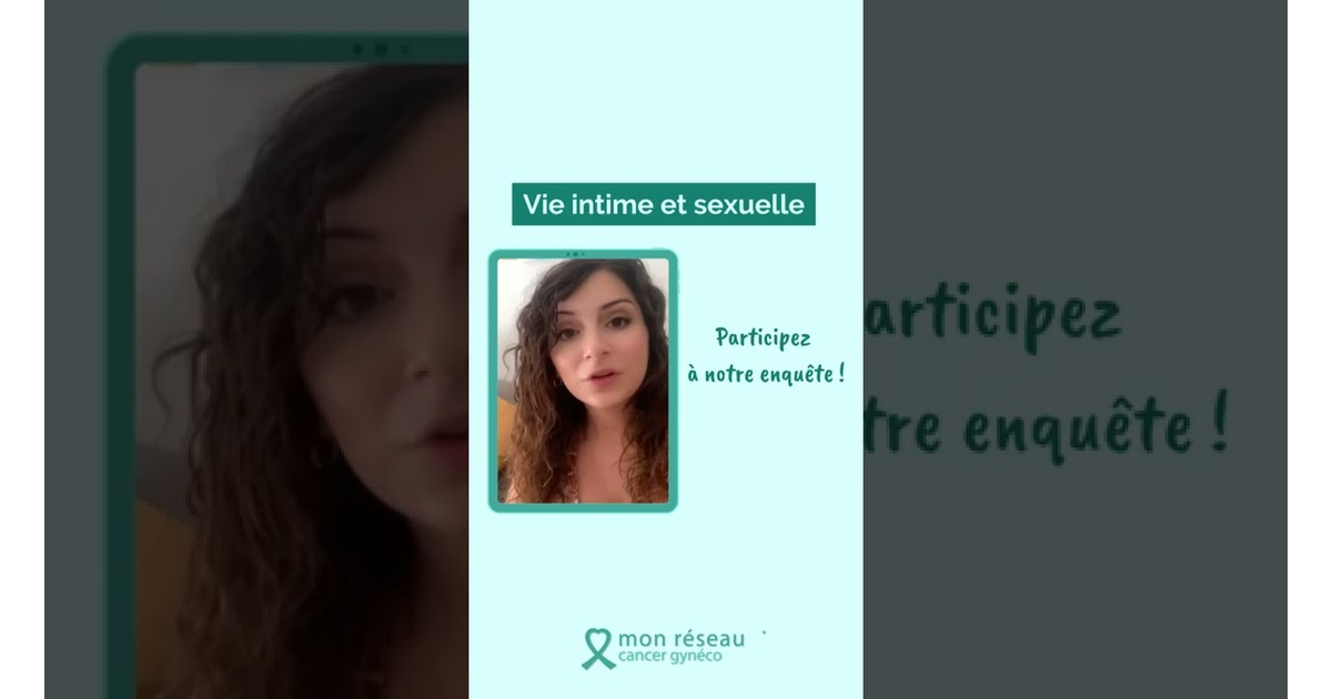 Mon Réseau Cancer Gynéco Septembreturquoise Caroline De Mrcg Présente Lenquête Vie Intime 4634